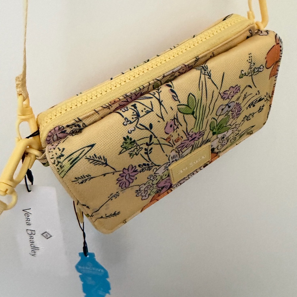 Vera Bradley Yellow Floral Crossbody Bag